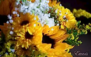 A close up of the bride's bouquet look so bright and colorful which help to show how vivid this particular couple are.