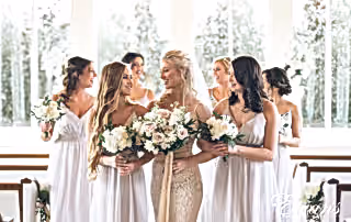trendy winter wedding colors
